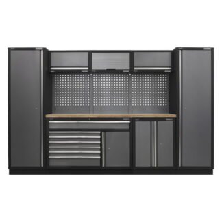 Sealey Superline PRO® Storage System with Pressed Wood Worktop 3.24m (5054630001017) APMSSTACK13W