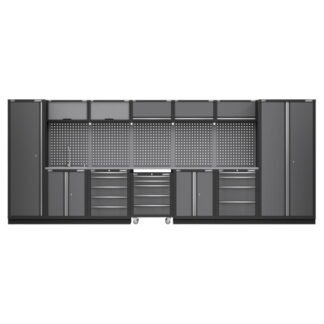 Sealey Superline PRO® Storage System with Stainless Worktop 4.92m (5054630117251) APMSSTACK17SS