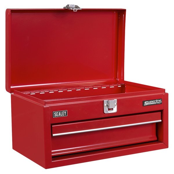 Sealey Superline Pro® Mini Toolbox 1 Drawer - Red (5054630457852) APMTB1