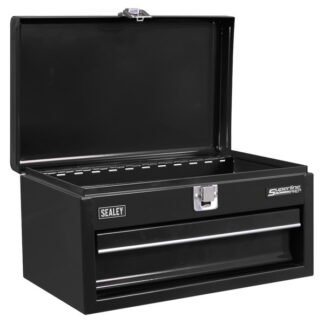 Sealey Superline Pro® Mini Toolbox with Drawer - Black (5054630457883) APMTB2