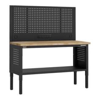 Sealey Superline PRO® Modular Workbench with Pegboard Back Panel Wooden Worktop 1525mm (5054630595929) APMWB60COMBOW