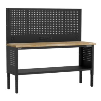 Sealey Superline PRO® Modular Workbench with Pegboard Back Panel Wooden Worktop 1830mm (5054630595905) APMWB72COMBOW