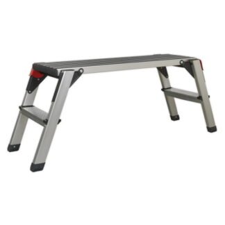 Sealey Folding Platform 2- Tread Aluminium - EN 131- 4 (5024209643061) APS2