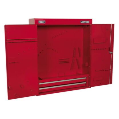 Sealey American PRO® Wall Mounting Tool Cabinet with 2 Drawers (5051747782662) APW750