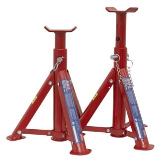 Sealey Folding Type Axle Stands (Pair) 2 Tonne Capacity per Stand (5024209600033) AS2000F