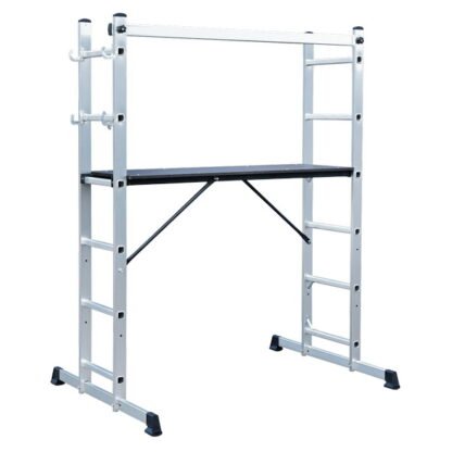 Sealey Scaffold Ladder 4- Way Aluminium - EN 131 (5051747622708) ASCL2