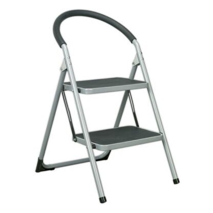 Sealey Step Stool 2- Tread 150kg Capacity - BS EN14183 (5024209533874) ASL2