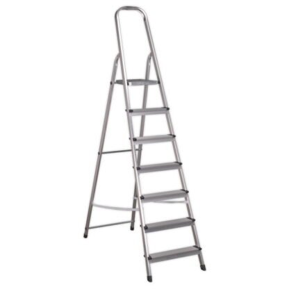 Sealey Step Ladder 7- Tread Aluminium - EN 131 (5024209052146) ASL7