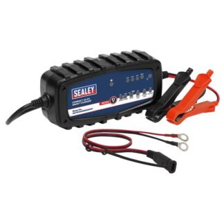 Sealey 6/12V Compact Auto Smart Charger & Maintainer 2A (5054511479539) AUTOCHARGE200HF