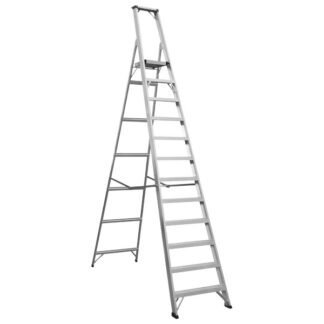 Sealey Industrial Step Ladder 12- Tread Aluminium - BS EN 131 (5054630480119) AXL12