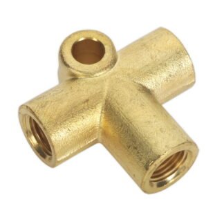 Sealey 3- Way Brake Tube Connector M10 x 1mm (5054511066814) BC101003WAY