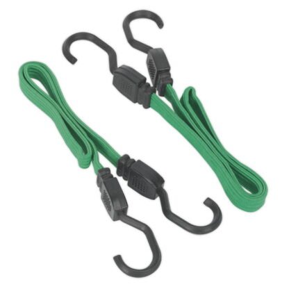 Sealey Flat Bungee Cord Set 610mm 2pc (5051747581883) BCS16
