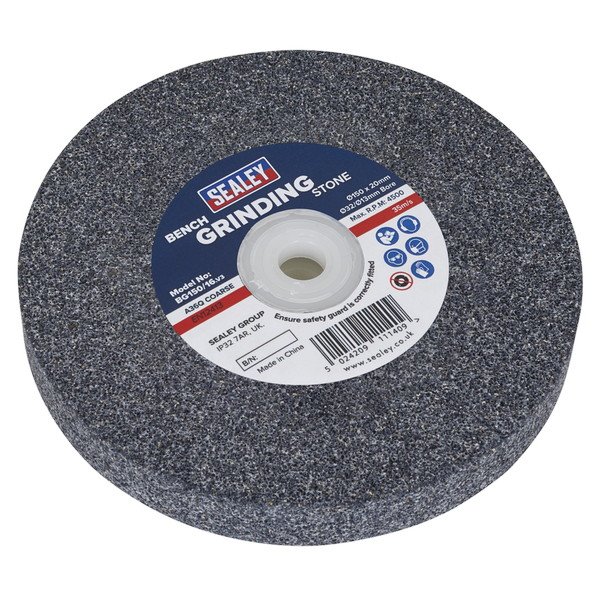 Sealey 150 x 20mm Grinding Stone 32(13)mm Bore - A36Q Coarse (5024209111409) BG150/16