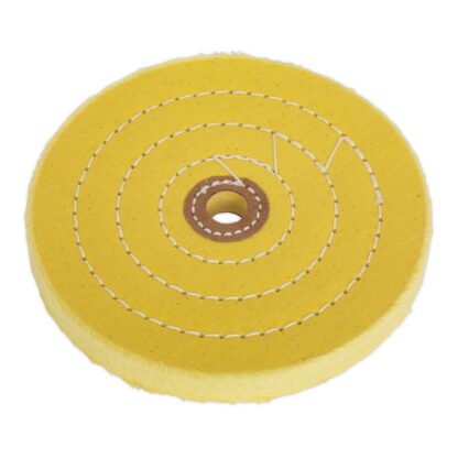 Sealey 150 x 13mm Buffing Wheel 13mm Bore - Coarse (5051747970700) BG150BWC