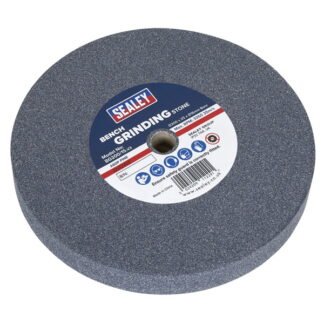 Sealey 200 x 25mm Grinding Stone 16mm Bore - A60P Fine (5024209112291) BG200/15
