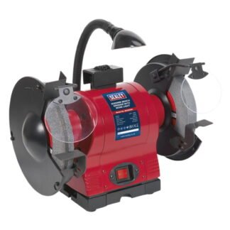 Sealey 200mm Bench Grinder with Worklight 550W/230V (5051747727410) BG200WL