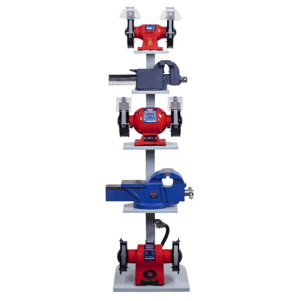 Sealey Bench Grinder & Vice Stand Deal (5054630309168) BGVDSCOMBO4