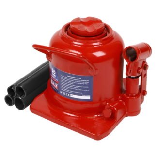 Sealey Low Profile Telescopic Bottle Jack 20 Tonne (5054630230349) BJ20LE
