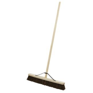 Sealey Stiff/Hard Bristle Broom 24IN (600mm) (5054630353338) BM24H