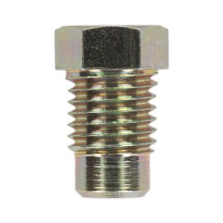 Sealey Brake Pipe Nut Long Male M10 x 1.25mm - Pack of 25 (5054511066722) BN10125LM