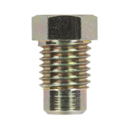 Sealey Brake Pipe Nut Long Male M10 x 1.25mm - Pack of 25 (5054511066722) BN10125LM
