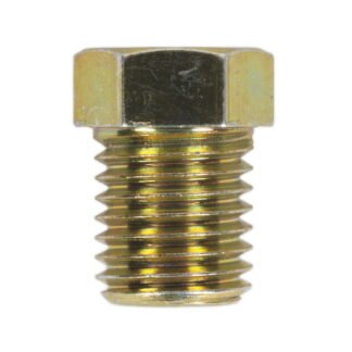 Sealey Brake Pipe Nut Short Male M10 x 1.25mm - Pack of 25 (5054511066739) BN10125SM
