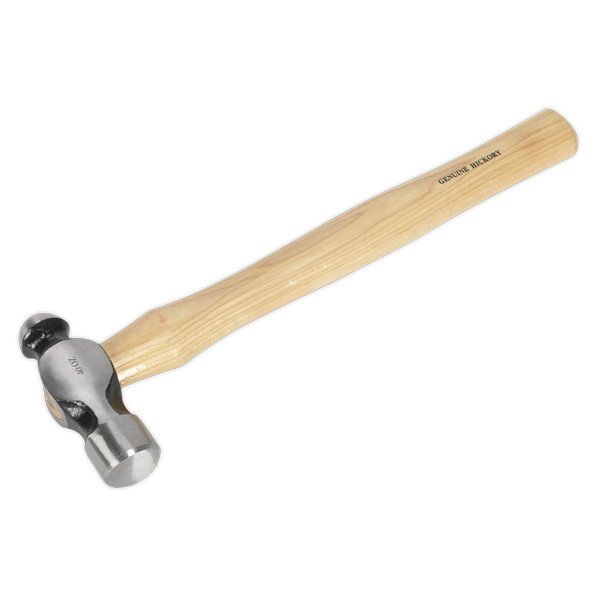 Sealey Premier Ball Pein Hammer with Hickory Shaft 2.5lb (5024209732437) BPH40
