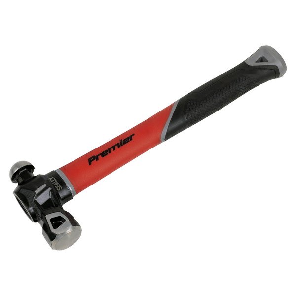 Sealey Premier Ball Pein Hammer with Fibreglass Shaft 16oz (5054630366956) BPHG16