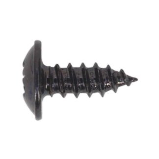 Sealey Self- Tapping Pozi Flanged Head Screw 3.5 x 10mm, Black - Pack of 100 (5054511057867) BST3510