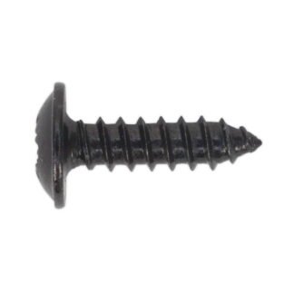 Sealey Self- Tapping Pozi Flanged Head Screw 3.5 x 13mm, Black - Pack of 100 (5054511057966) BST3513