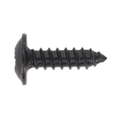 Sealey Self- Tapping Pozi Flanged Head Screw 3.5 x 13mm, Black - Pack of 100 (5054511057966) BST3513