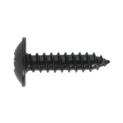 Sealey Self- Tapping Pozi Flanged Head Screw 4.8 x 13mm, Black - Pack of 100 (5054511058147) BST4813