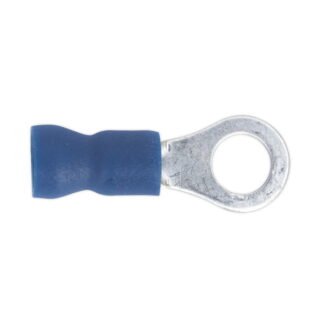 Sealey Easy- Entry Ring Terminal 5.3mm (2BA), Blue - Pack of 100 (5054511012453) BT25