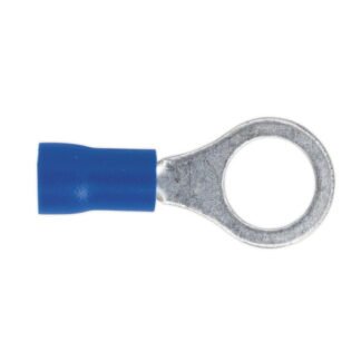 Sealey Easy- Entry Ring Terminal 8.4mm (5/16 ), Blue - Pack of 100 (5054511012477) BT27