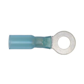 Sealey Heat Shrink Ring Terminal 8.4mm, Blue - Pack of 25 (5054511004397) BTSR2584