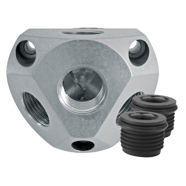 Sealey John Guest® Wall Box 3 x 1/2IN BSP Connection (5054630165016) CAS12WB