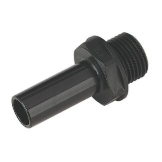 Sealey John Guest® Stem Adaptor 15mm x 1/2IN BSP - Pack of 2 (5024209645270) CAS15STA