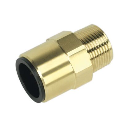 Sealey John Guest® Brass Straight Adaptors (5024209645355) CAS22BSA