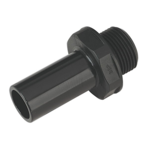 Sealey John Guest® Stem Adaptor 22mm x 3/4IN BSP - Pack of 2 (5024209645287) CAS22STA
