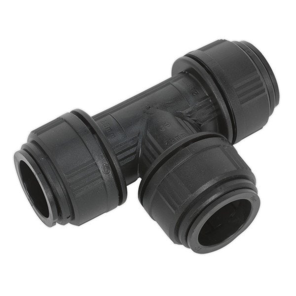 Sealey John Guest® Equal Tee 28mm - Pack of 5 (5051747848726) CAS28ET