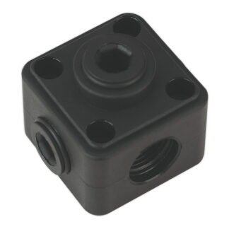 Sealey John Guest® Porting Block 5 x 1/2IN BSP Connection (5024209645324) CASPB