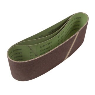 Sealey 100 x 610mm Sanding Belt 80Grit - Pack of 3 (5054511821963) CB16180/3