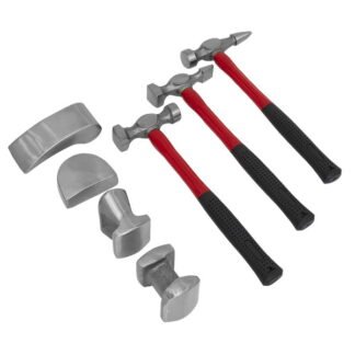 Sealey Drop- Forged Panel Beating Set with Fibreglass Shafts 7pc (5024209732901) CB707