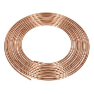 Sealey Brake Pipe Copper Tubing 22 Gauge 3/16IN x 25ft - BS EN 12449 C106 (5054511084238) CBP002