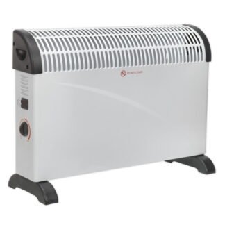 Sealey Convector Heater with 3 Heat Settings Thermostat 2000W/230V (5054511319507) CD2005