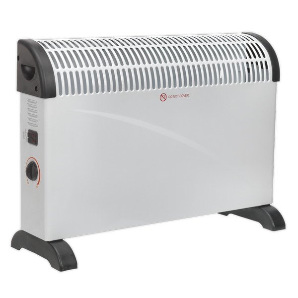 Sealey Convector Heater with 3 Heat Settings Thermostat 2000W/230V (5054511319507) CD2005