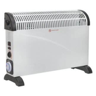 Sealey Convector Heater with Turbo, Timer & Thermostat 2000W/230V (5054511319699) CD2005TT