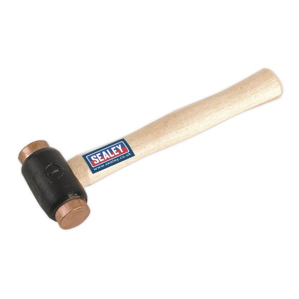 Sealey Premier Copper Faced Hammer with Hickory Shaft 1.75lb (5024209286725) CFH02