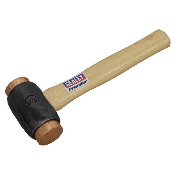 Sealey Premier Copper Faced Hammer with Hickory Shaft 4.3lb (5051747524248) CFH04