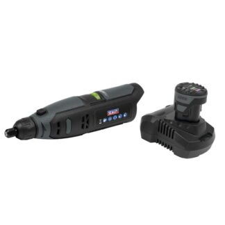 Sealey SV10.8 Series Cordless Multipurpose Mini Grinder Kit 10.8V 2Ah (5054630060724) CP108VMG